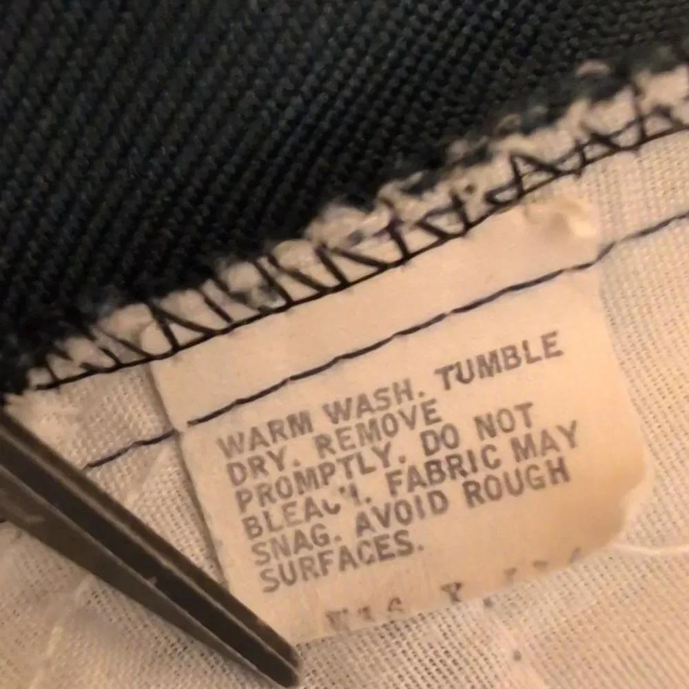 Levi's vintage blue polyester flare‎ men's pants